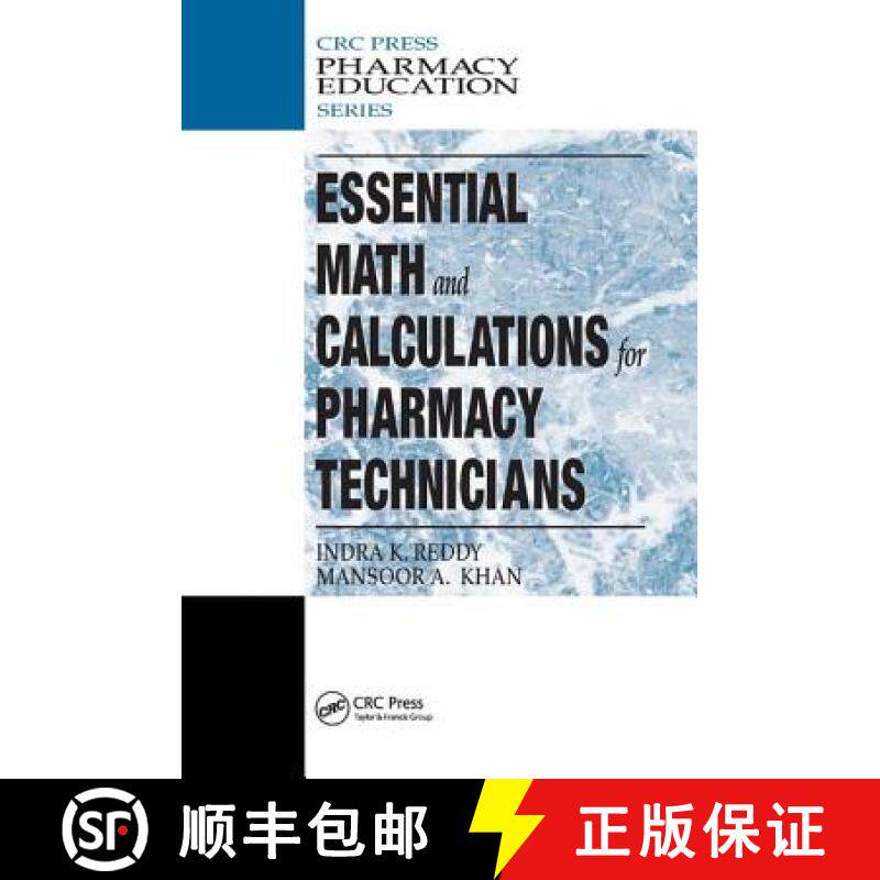 【3-4周达】精装 Essential Math and Calculations for Pharmacy Technicians [9781138457287] - 实物图
