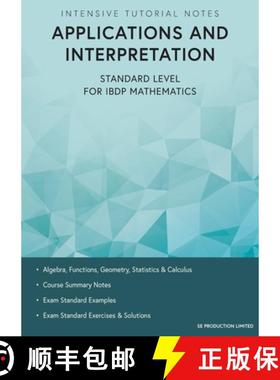 预订 Intensive Tutorial Notes - Applications and Interpretation Standard Level for IBDP Mathematics [9789887545354]