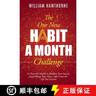 【3-4周达】The One New Habit a Month Challenge: 12 Powerful Habits to Redefine Your Success, Supercha... [9782151005110]