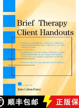 【3-4周达】Brief Therapy Client Handouts [Wiley心理学] [9780471328469]
