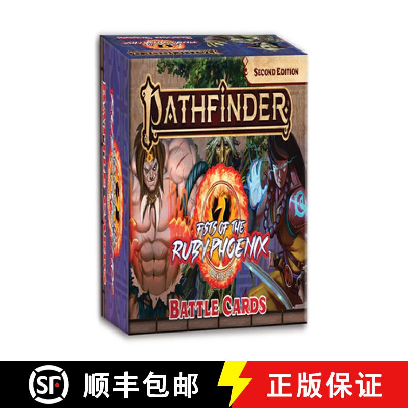 【3-4周达】Pathfinder Rpg: Fists of the Ruby Phoenix Battle Cards (P2) [9781640784895]