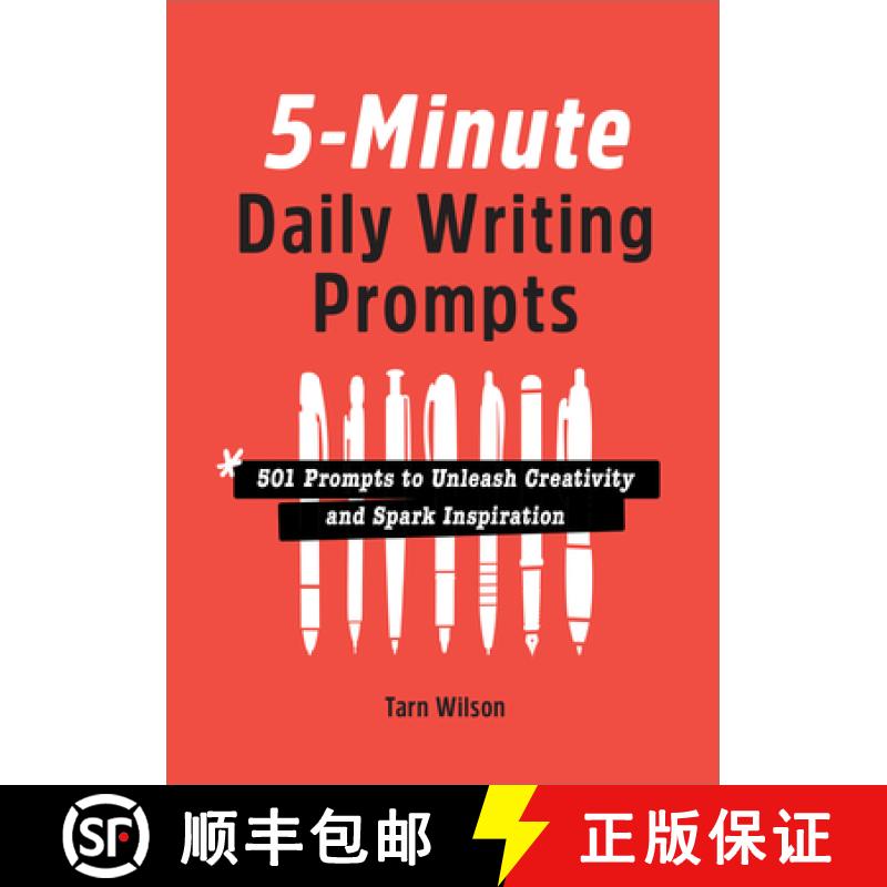 【3-4周达】5-Minute Daily Writing Prompts: 501 Prompts to Unleash Creativity and Spark Inspiration [9781638787907]