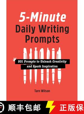 预订 5-Minute Daily Writing Prompts: 501 Prompts to Unleash Creativity and Spark Inspiration [9781638787907]