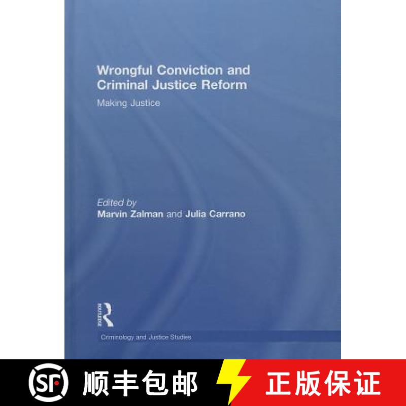 【3-4周达】Wrongful Conviction and Criminal Justice Reform : Making Justice [9780415814638]