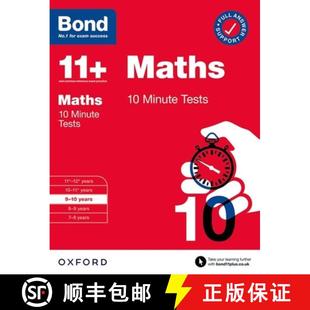 【3-4周达】Bond 11+: Bond 11+ 10 Minute Tests Maths 9-10 years: For 11+ GL assessment and Entrance Exams [9780192778468]