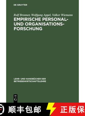 【3-4周达】Empirische Personal- Und Organisationsforschung: Grundlagen - Methoden - UEbungen [9783486242959]