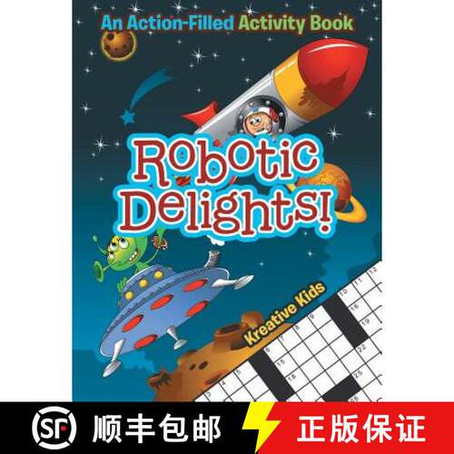 【3-4周达】Robotic Delights! An Action-Filled Activity Book [9781683772378]