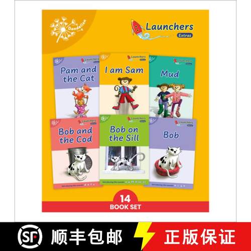 【3-4周达】Phonic Books Dandelion Launchers Extras Stages 1-7 I Am Sam: Decodable Books for Beginner ... [9781783693450]