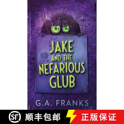 【3-4周达】精装 Jake and the Nefarious Glub: Large Print Hardcover Edition [9784867455913]