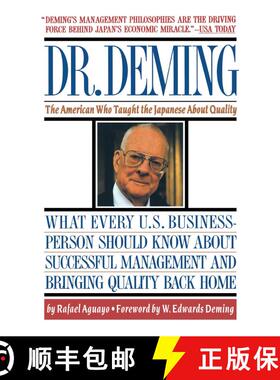 【3-4周达】Dr. Deming: The American Who Taught the Japanese about Quality the American Who Taught the... [9780671746216]