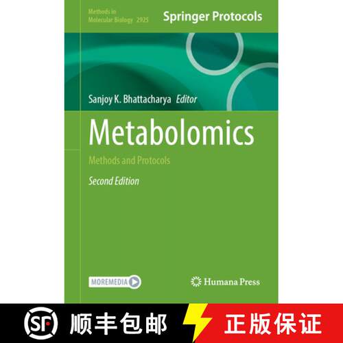 【3-4周达】精装 Metabolomics : Methods and Protocols (Second Edition 2025) [9781071645338]