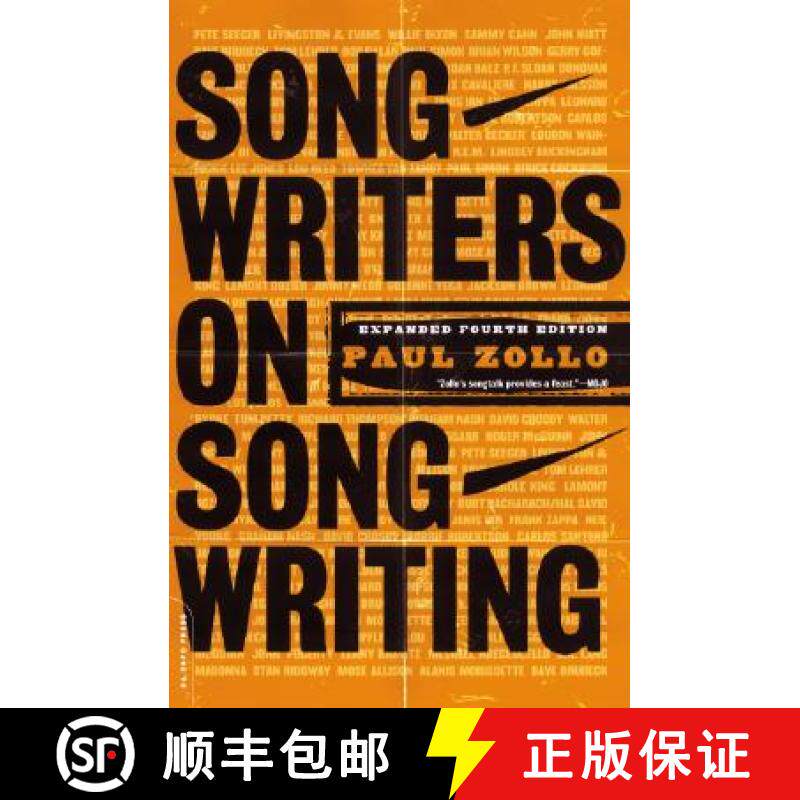 【3-4周达】Songwriters On Songwriting : Revised And Expanded [9780306812651]