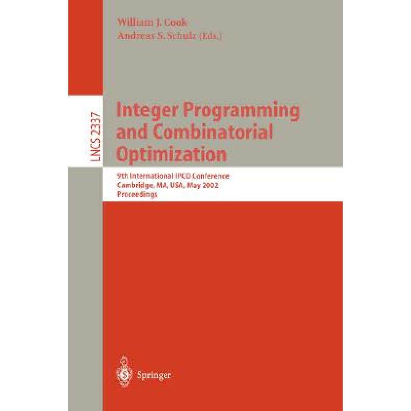 预订 Integer Programming and Combinatorial Optimization : 9th International IPCO Conference, Cambridg... [9783540436768]高性价比高么？