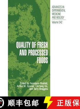 【3-4周达】Quality of Fresh and Processed Foods [9781461347903]