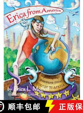 【3-4周达】Erica From America: Swimming from Europe to Africa [9781945853005]