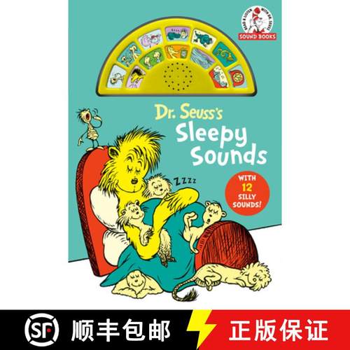【3-4周达】Dr. Seuss's Sleepy Sounds with 12 Silly Sounds!: An Interactive Read and Listen Book [9780593434284]