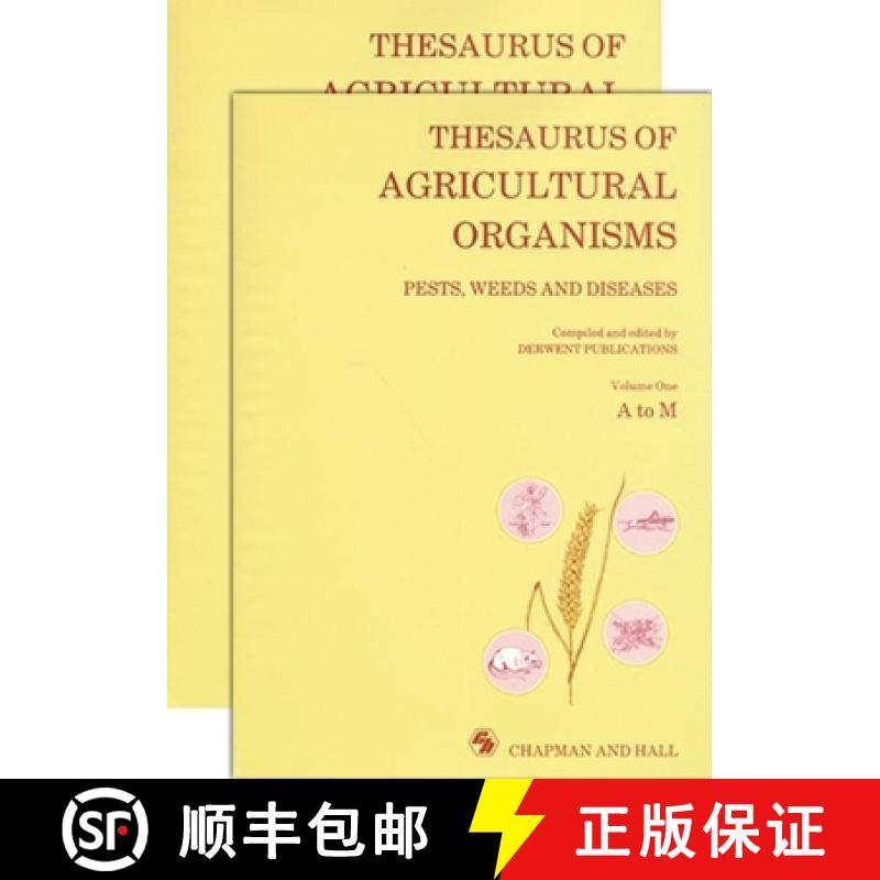 预订 Thesaurus of Agricultural Organisms: Pests, Weeds and Diseases [9780412372902]
