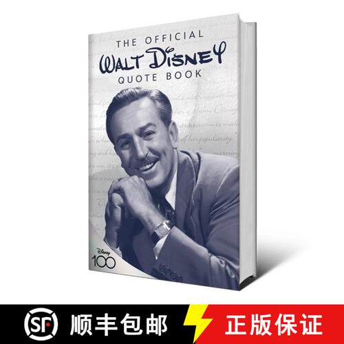 【3-4周达】精装 The Official Walt Disney Quote Book: Over 300 Quotes with Newly Researched and Assemb... [9781368061872]