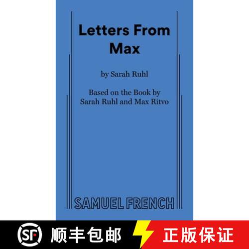 【3-4周达】Letters from Max [9780573710582]