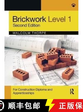 【3-4周达】Brickwork Level 1: For Construction Diploma and Apprenticeship Programmes [9780367625344]