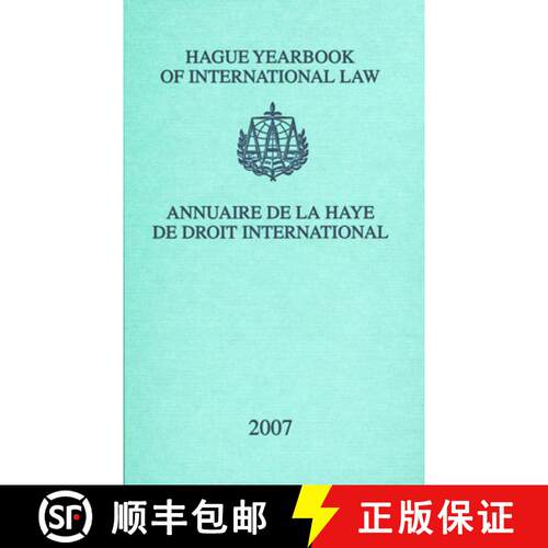 预订 精装 Hague Yearbook of International Law / Annuaire de la Haye de Droit International, Vol. 20 (... [9789004171084]