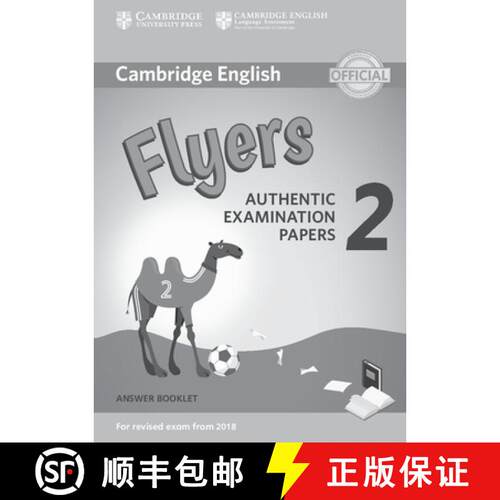 【3-4周达】Cambridge English Young Learners 2 for Revised Exam from 2018 Flyers Answer Booklet : Auth... [9781316636282]