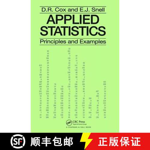 【3-4周达】Applied Statistics - Principles and Examples: Principles and Examples [9781138469549]
