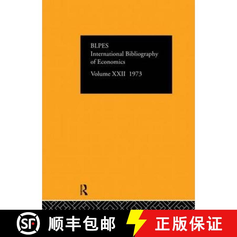【3-4周达】Ibss: Economics: 1973 Volume 22 [9780422747905]