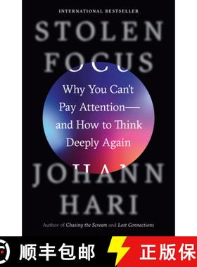 【3-4周达】Stolen Focus: Why You Can't Pay Attention--And How to Think Deeply Again [9780593138533]
