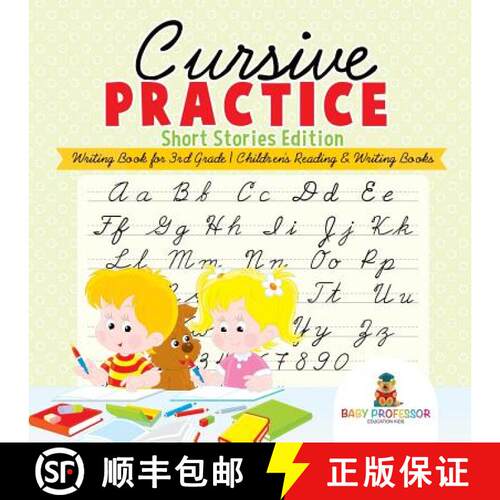 【3-4周达】Cursive Practice : Short Stories Edition - Writing Book for 3rd Grade | Children's Reading... [9781541928091]