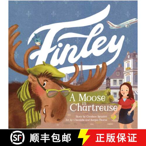 【3-4周达】精装 Finley: A Moose in Chartreuse [9781957655598]