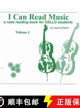 【3-4周达】I Can Read Music, Vol 1: A Note Reading Book for Cello Students [9780874874419]