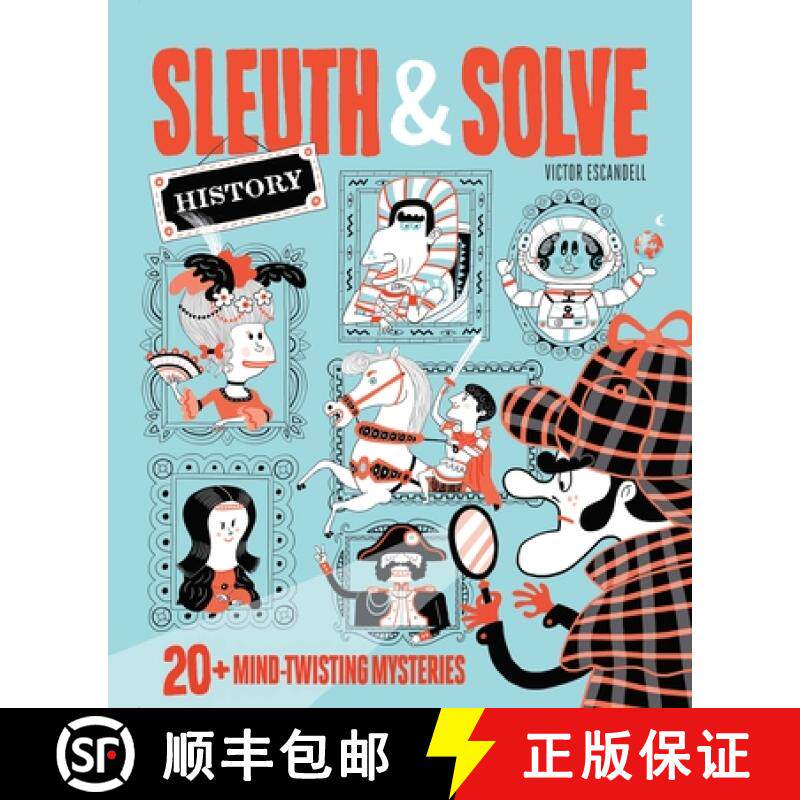 【3-4周达】Sleuth & Solve: History: 20+ Mind-Twisting Mysteries [9781452180076]