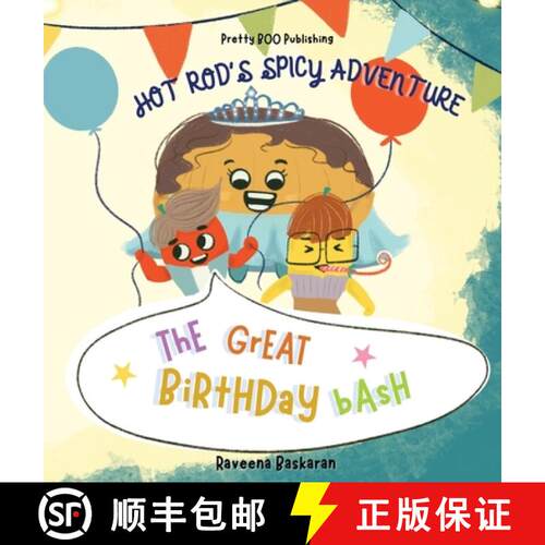 【3-4周达】精装 Hot Rods Spicy Adventure - The Great Birthday Bash: A Funny Picture Book Series of Ve... [9789334084801]