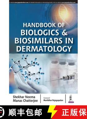 【3-4周达】Handbook of Biologics & Biosimilars in Dermatology [9789352703647]