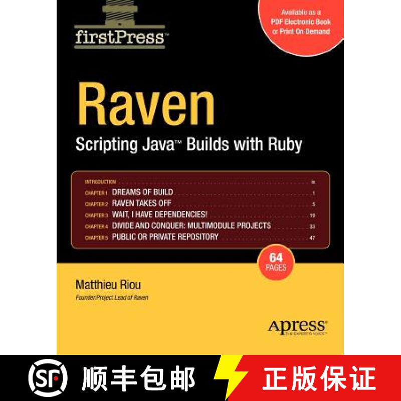 【3-4周达】Raven : Scripting Java Builds with Ruby [9781590598757]