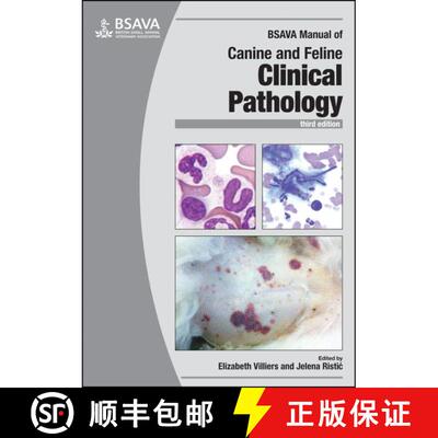【3-4周达】Bsava Manual Of Canine And Feline Clinical Pathology, 3E [Wiley动物医学] [9781905319633]