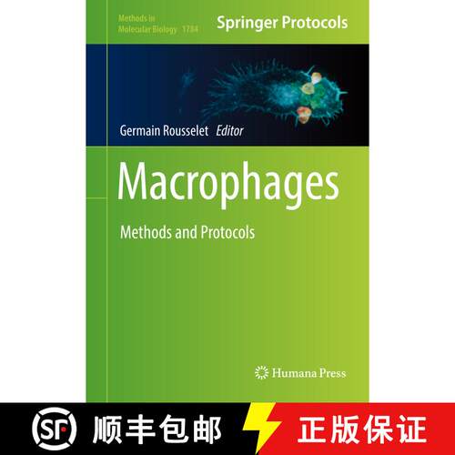 【3-4周达】精装 Macrophages : Methods and Protocols [9781493978366]