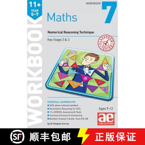 【3-4周达】11+ Maths Year 5-7 Workbook 7: Numerical Reasoning [9781910106839]