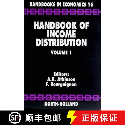 【3-4周达】精装 Handbook of Income Distribution: Volume 1 [9780444816313]