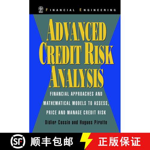 【3-4周达】精装 Advanced Credit Risk Analysis - Financial Approaches & Mathematical Models To Assess,... [9780471987239]