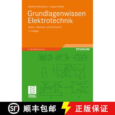 【3-4周达】Grundlagenwissen Elektrotechnik : Gleich-, Wechsel- und Drehstrom (3., bearb. u. erw. Aufl... [9783834805553]