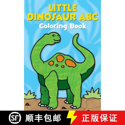 预订 Little Dinosaur ABC Coloring Book [9780486403014]
