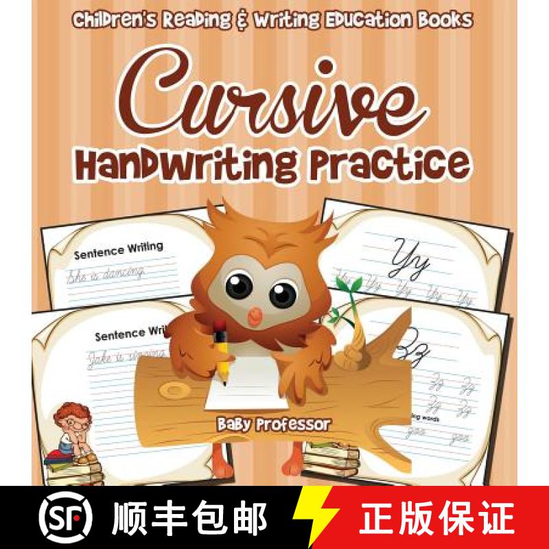 【3-4周达】Cursive Handwriting Practice : Children's Reading & Writing Education Books [9781683263685]