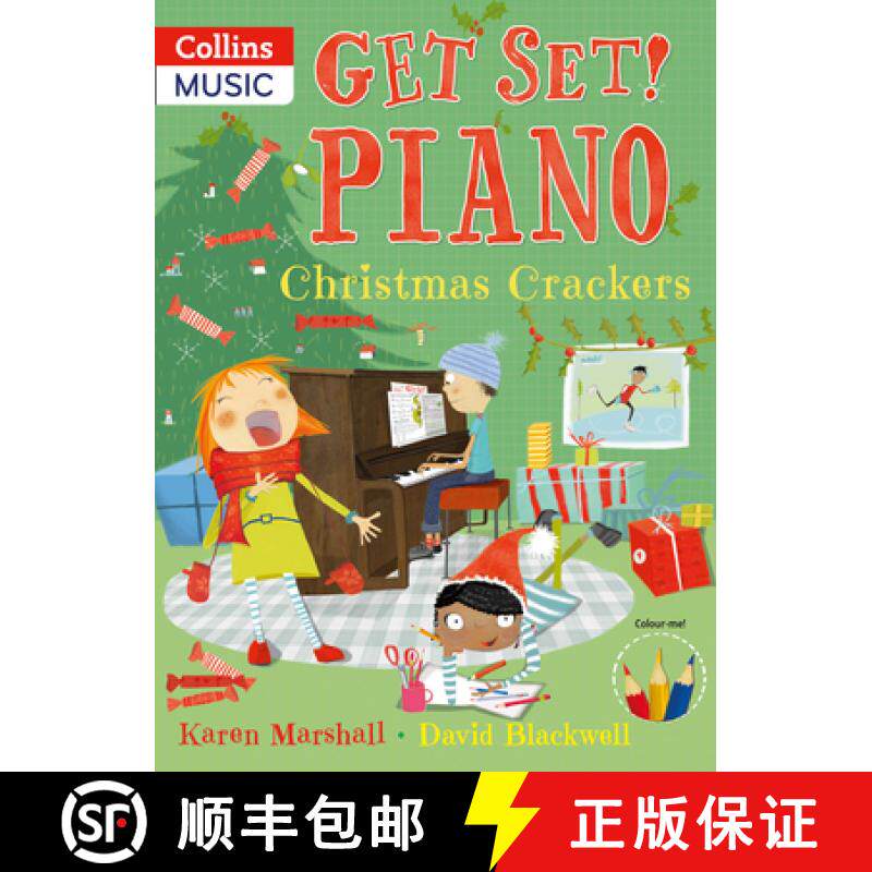 【3-4周达】Get Set! Piano - Christmas Crackers [9780008306144]