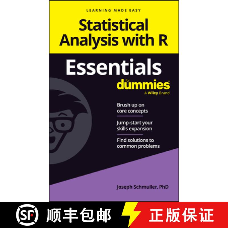 【3-4周达】Statistical Analysis with R Essentials for Dummies [9781394263424]