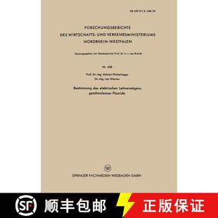 Bestimmung Des Fluoride 9783663035565 Geschmolzener 4周达 Leitvermoegens Elektrischen