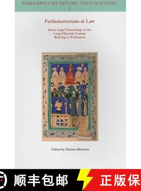 【3-4周达】Parliamentarians At Law [Wiley历史] [9781405180139]