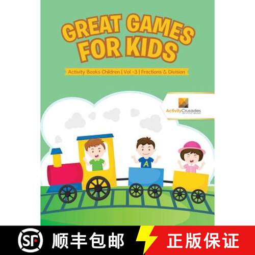 【3-4周达】Great Games for Kids : Activity Books Children | Vol -3 | Fractions & Division [9780228222279]