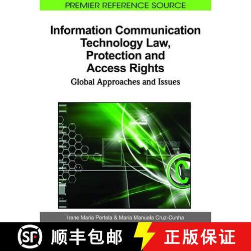 【3-4周达】精装 Information Communication Technology Law, Protection and Access Rights: Global Approa... [9781615209750]